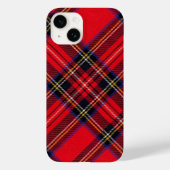 Royal Stewart tartan red black plaid Case-Mate iPhone Case (Achterkant)