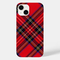 Royal Stewart tartan red black plaid