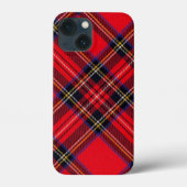 Royal Stewart tartan red black plaid Case-Mate iPhone Case (Achterkant)