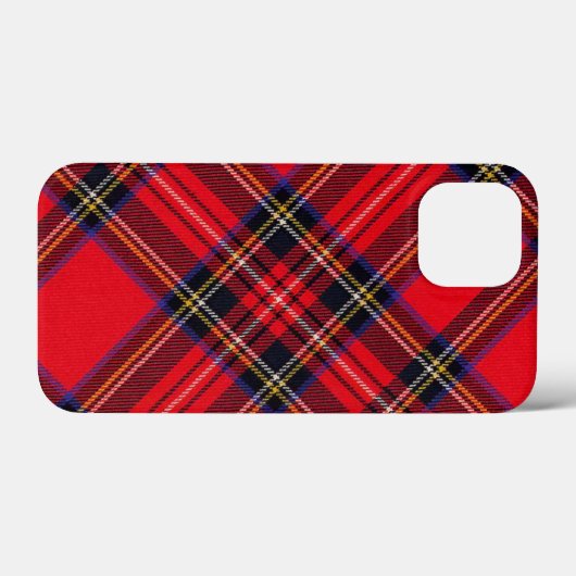 Royal Stewart tartan red black plaid Case-Mate iPhone Case (Achterkant (horizontaal))
