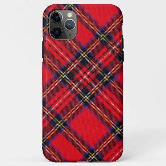 Royal Stewart tartan red black plaid Case-Mate iPhone Case (Achterkant)