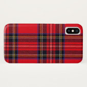 Royal Stewart tartan red black plaid Case-Mate iPhone Case (Achterkant (horizontaal))