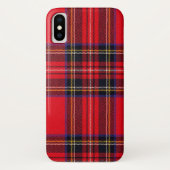 Royal Stewart tartan red black plaid Case-Mate iPhone Case (Achterkant)