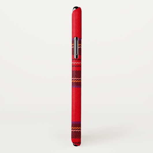 Royal Stewart tartan red black plaid Case-Mate iPhone Case (Achterkant / rechts)