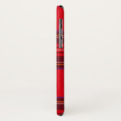 Royal Stewart tartan red black plaid Case-Mate iPhone Case (Achterkant/links)