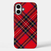 Royal Stewart tartan red black plaid