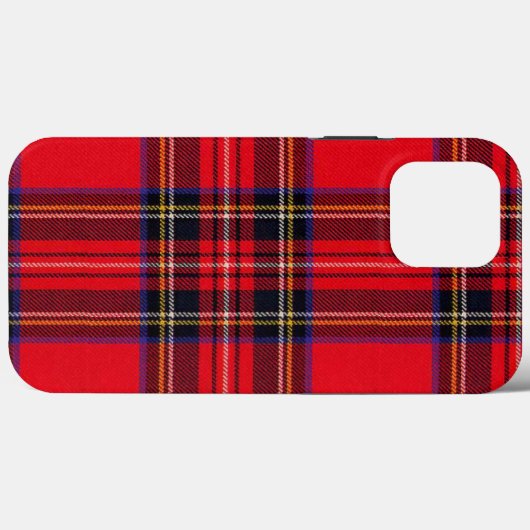 Royal Stewart tartan red black plaid Case-Mate iPhone Case (Achterkant (horizontaal))
