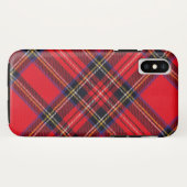 Royal Stewart tartan red black plaid Case-Mate iPhone Case (Achterkant (horizontaal))