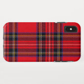 Royal Stewart tartan red black plaid Case-Mate iPhone Case (Achterkant (horizontaal))