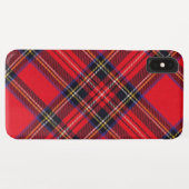 Royal Stewart tartan red black plaid Case-Mate iPhone Case (Achterkant (horizontaal))