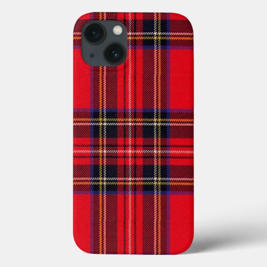 Royal Stewart tartan red black plaid Case-Mate iPhone Case (Achterkant)