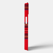 Royal Stewart tartan red black plaid Case-Mate iPhone Case (Achterkant / Rechts)