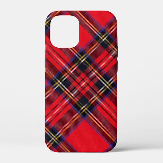 Royal Stewart tartan red black plaid Case-Mate iPhone Case (Achterkant)