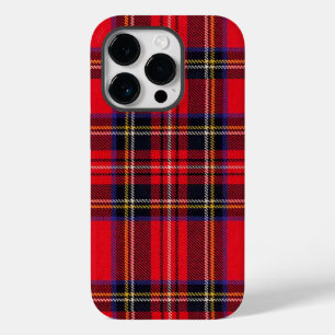 Royal Stewart tartan red black plaid Case-Mate iPhone 14 Pro Hoesje