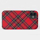 Royal Stewart tartan red black plaid Case-Mate iPhone Case (Achterkant (horizontaal))