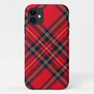 Royal Stewart tartan red black plaid Case-Mate iPhone Case