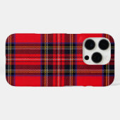 Royal Stewart tartan red black plaid Case-Mate iPhone Case (Achterkant (horizontaal))