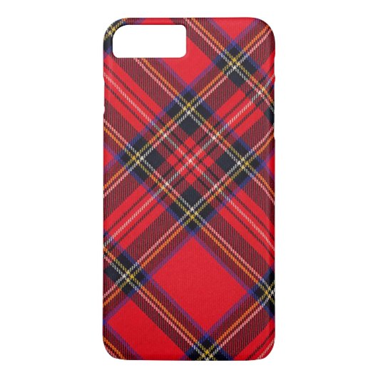Royal Stewart tartan red black plaid Case-Mate iPhone Case (Achterkant)