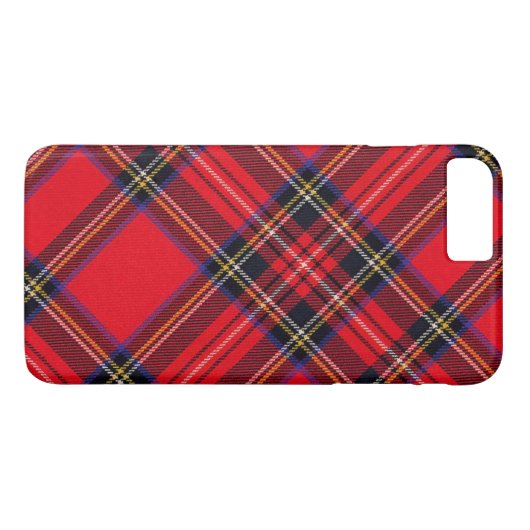 Royal Stewart tartan red black plaid Case-Mate iPhone Case (Achterkant (Horizontaal))