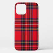 Royal Stewart tartan red black plaid Case-Mate iPhone Case (Achterkant)