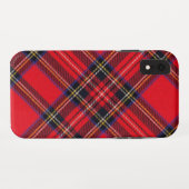 Royal Stewart tartan red black plaid Case-Mate iPhone Case (Achterkant (horizontaal))