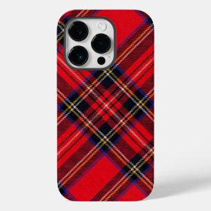 Royal Stewart tartan red black plaid Case-Mate iPhone 14 Pro Hoesje