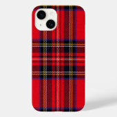 Royal Stewart tartan red black plaid Case-Mate iPhone Case (Achterkant)