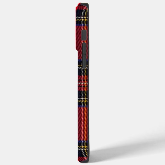 Royal Stewart tartan red black plaid Case-Mate iPhone Case (Achterkant / Links)
