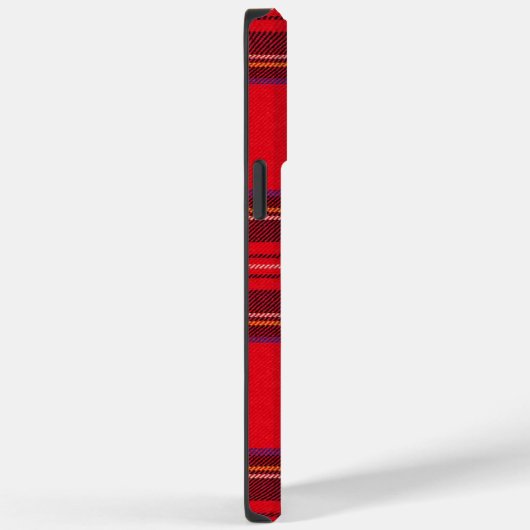 Royal Stewart tartan red black plaid Case-Mate iPhone Case (Achterkant / Rechts)