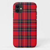 Royal Stewart tartan red black plaid Case-Mate iPhone Case (Achterkant)