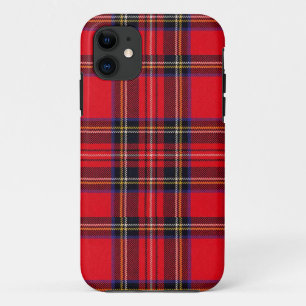 Royal Stewart tartan red black plaid Case-Mate iPhone Case