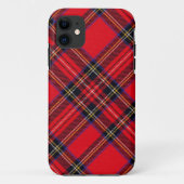 Royal Stewart tartan red black plaid Case-Mate iPhone Case (Achterkant)