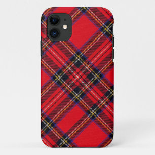 Royal Stewart tartan red black plaid Case-Mate iPhone Case