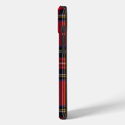 Royal Stewart tartan red black plaid Case-Mate iPhone Case (Achterkant / Links)