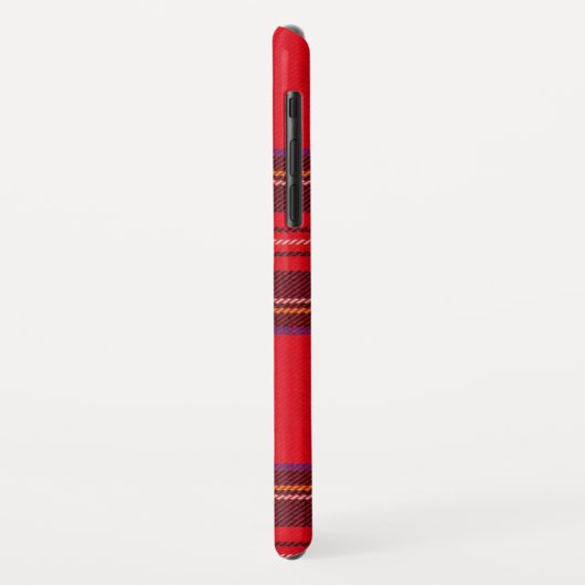 Royal Stewart tartan red black plaid Case-Mate iPhone Case (Achterkant/links)