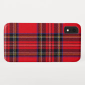 Royal Stewart tartan red black plaid Case-Mate iPhone Case (Achterkant (horizontaal))