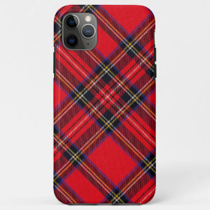 Royal Stewart tartan red black plaid Case-Mate iPhone Case