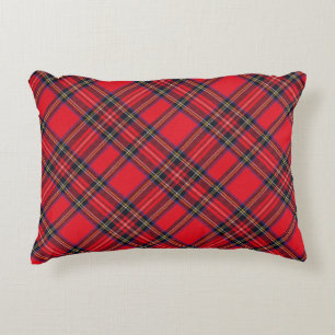 Royal Stewart tartan red black plaid Decoratief Kussen