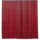 Royal Stewart tartan red black plaid Douchegordijn (Voorkant)