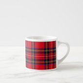 Royal Stewart tartan red black plaid Espresso Kop (Rechts)