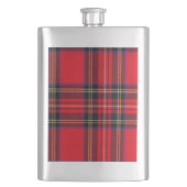 Royal Stewart tartan red black plaid Flacon (Voorkant)