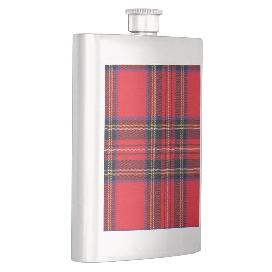 Royal Stewart tartan red black plaid Flacon (Rechts)