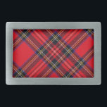 Royal Stewart tartan red black plaid Gesp<br><div class="desc">Royal Stewart clan tartan red black plaid</div>