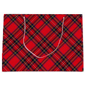 Royal Stewart tartan red black plaid Groot Cadeauzakje (Voorkant)