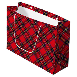Royal Stewart tartan red black plaid Groot Cadeauzakje