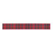 Royal Stewart tartan red black plaid Grosgrain Lint (Voorkant)