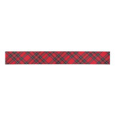 Royal Stewart tartan red black plaid Grosgrain Lint (Voorkant)