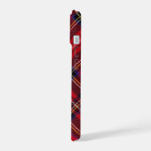 Royal Stewart tartan red black plaid iPhone 15 Case (Linkerkant)