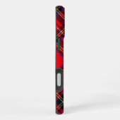 Royal Stewart tartan red black plaid iPhone Hoesje (Rechterkant)