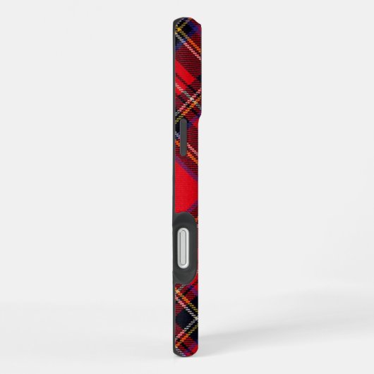 Royal Stewart tartan red black plaid iPhone Hoesje (Rechterkant)